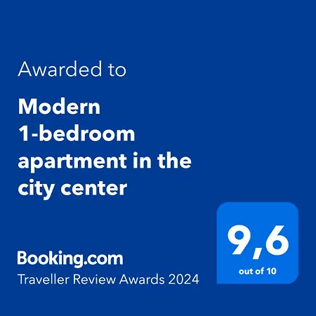 Modern 1-bedroom In The Center *